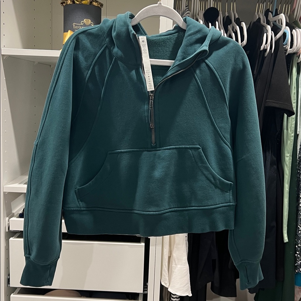 Lululemon Athletica Teal Zip-Up Hoodie